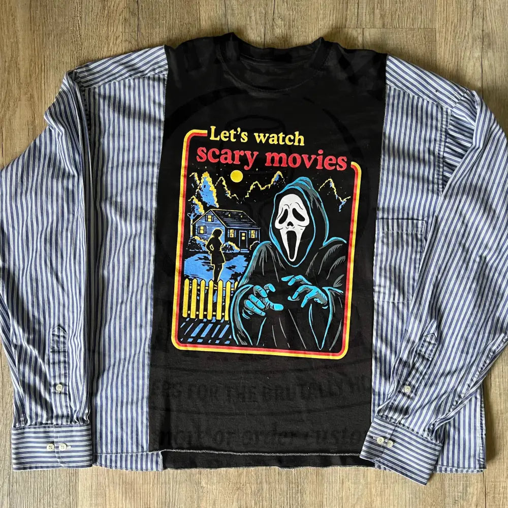 Reworked Scream Long Sleeve Shirts & Tops