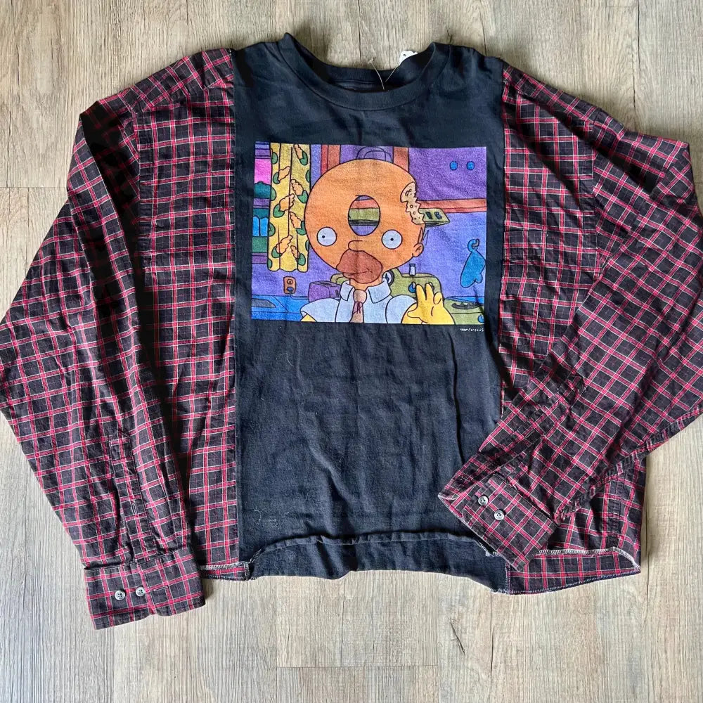 Reworked Simpsons Long Sleeve Shirts & Tops
