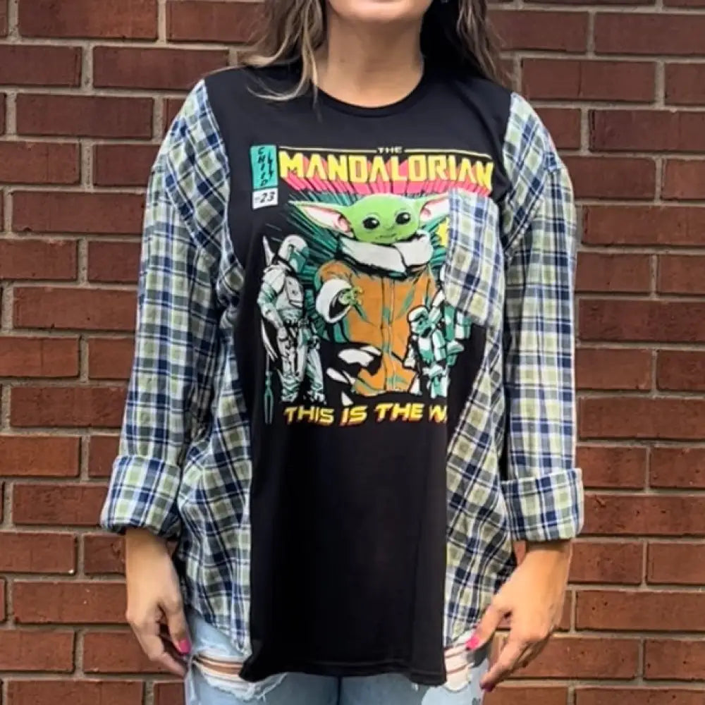 Reworked Star Wars Long Sleeve Shirts & Tops