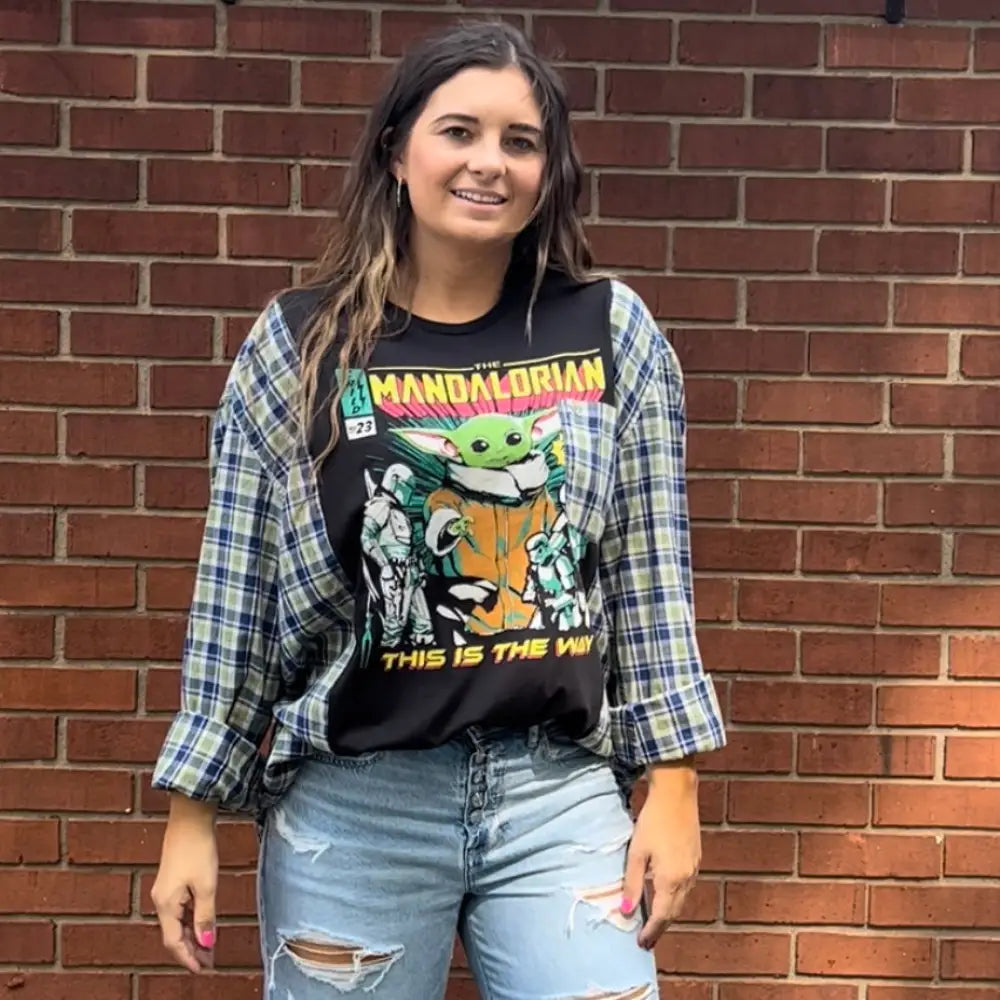 Reworked Star Wars Long Sleeve Shirts & Tops