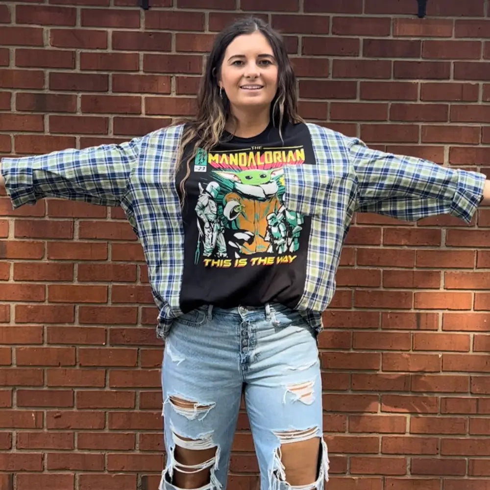 Reworked Star Wars Long Sleeve Shirts & Tops