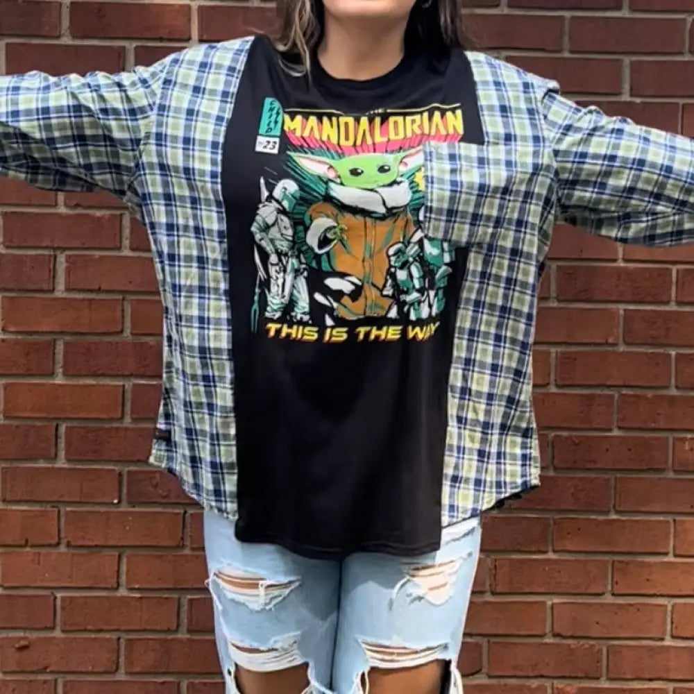 Reworked Star Wars Long Sleeve Shirts & Tops