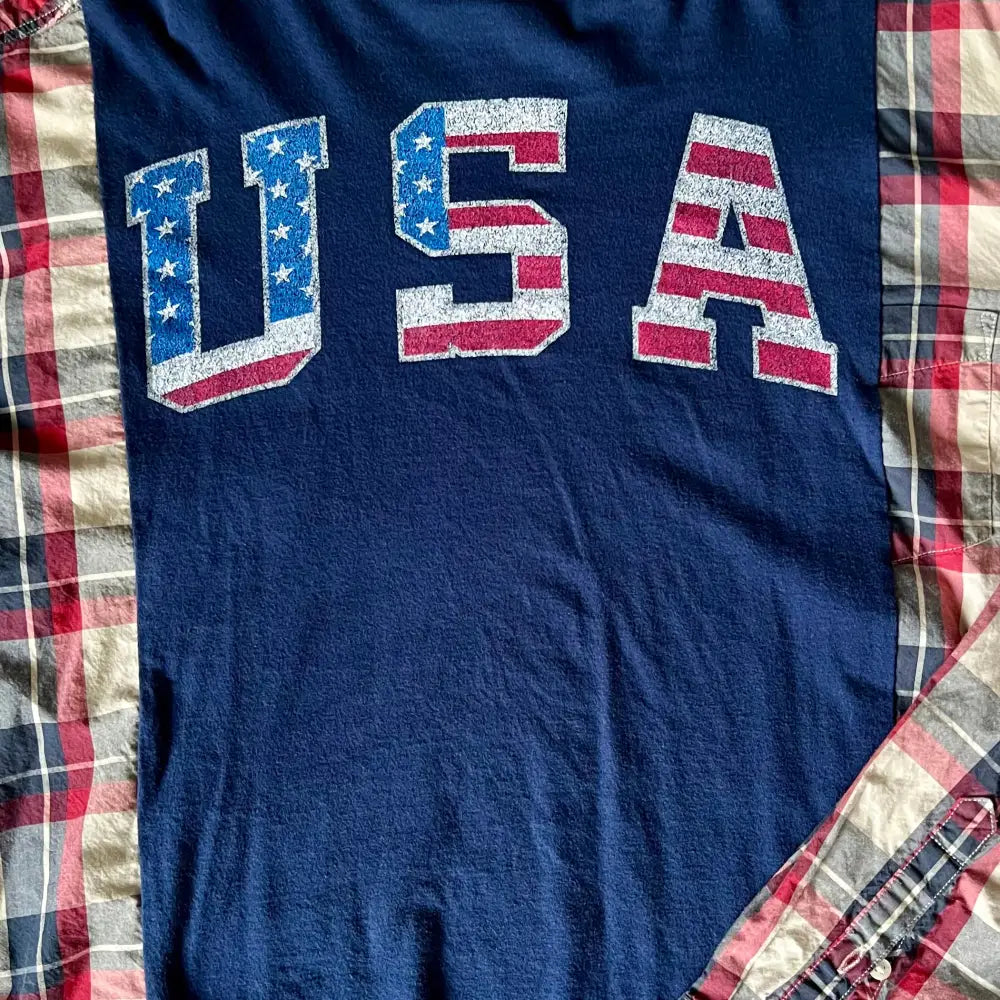 Reworked USA Long Sleeve Shirts & Tops