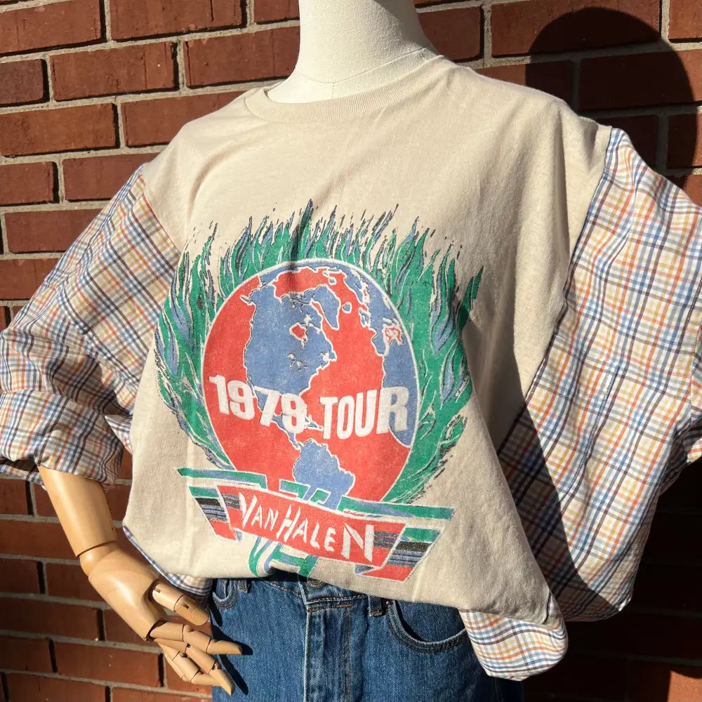 Reworked Van Halen Long Sleeve Shirts & Tops