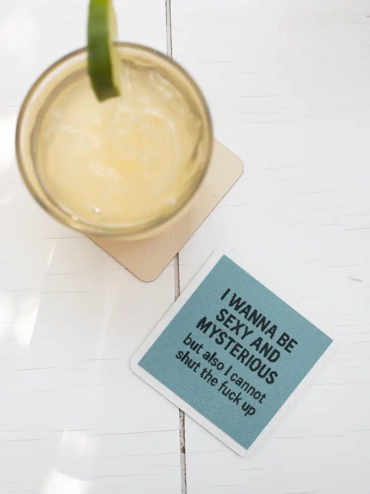 Sexy Mysterious??…And Absolutely Unfiltered Coaster