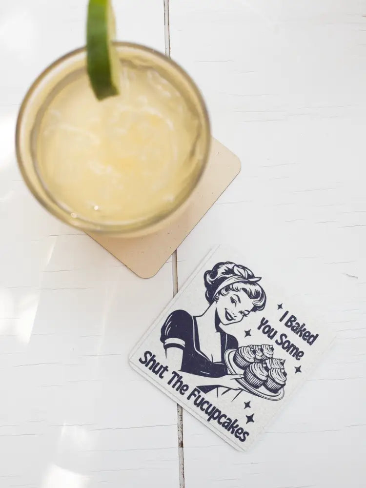 Shut the Fucupcakes Coaster