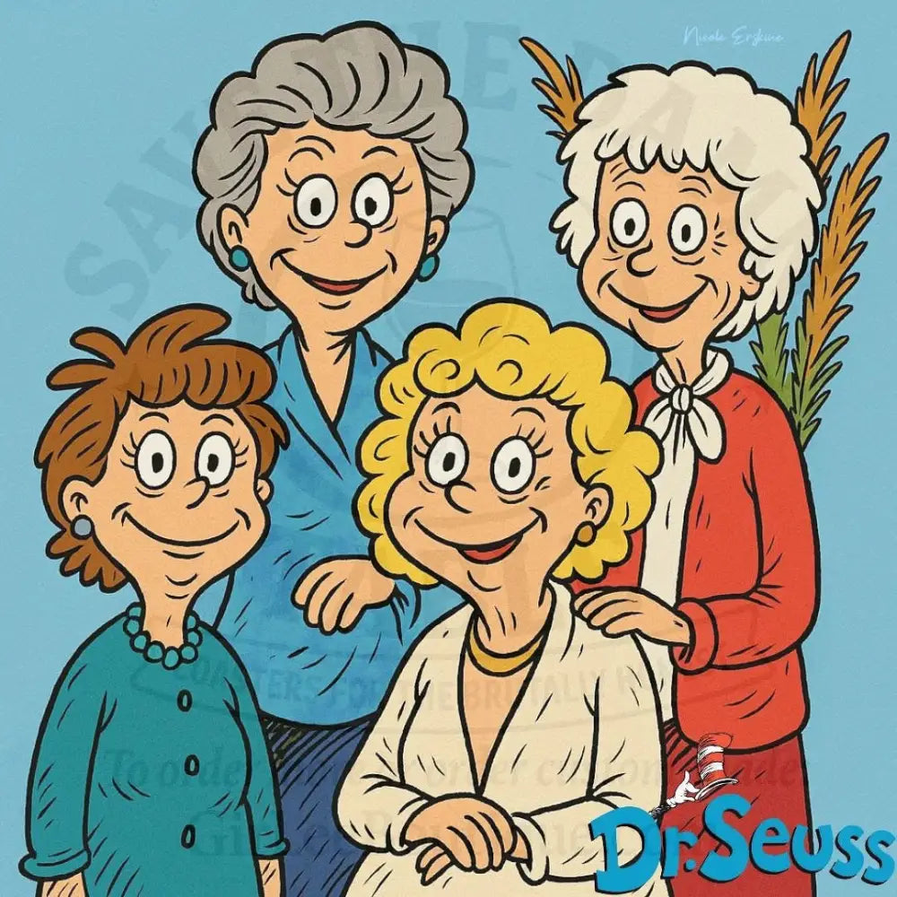 The Golden Girls Dr. Suess Coaster Coaster