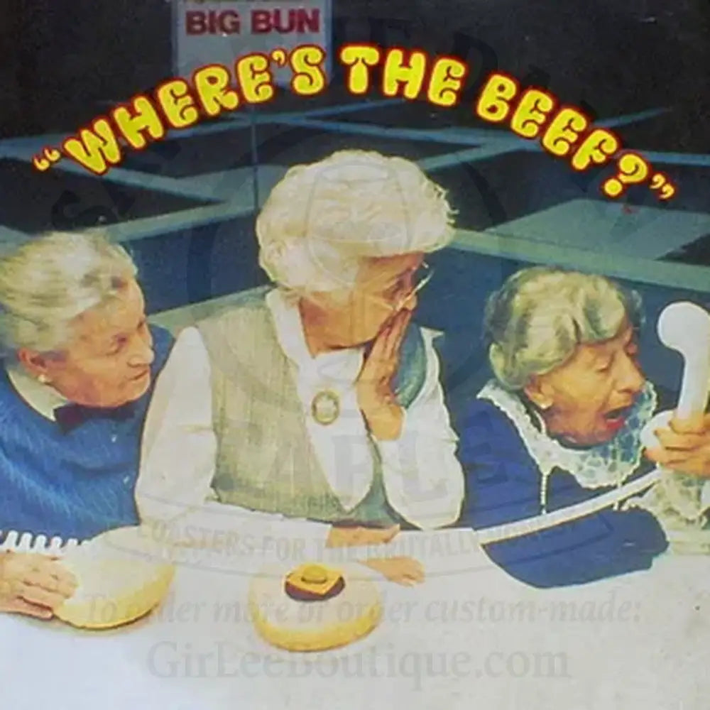 Where’s the Beef? Coaster