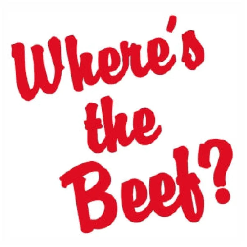 Where’s the Beef? Coaster