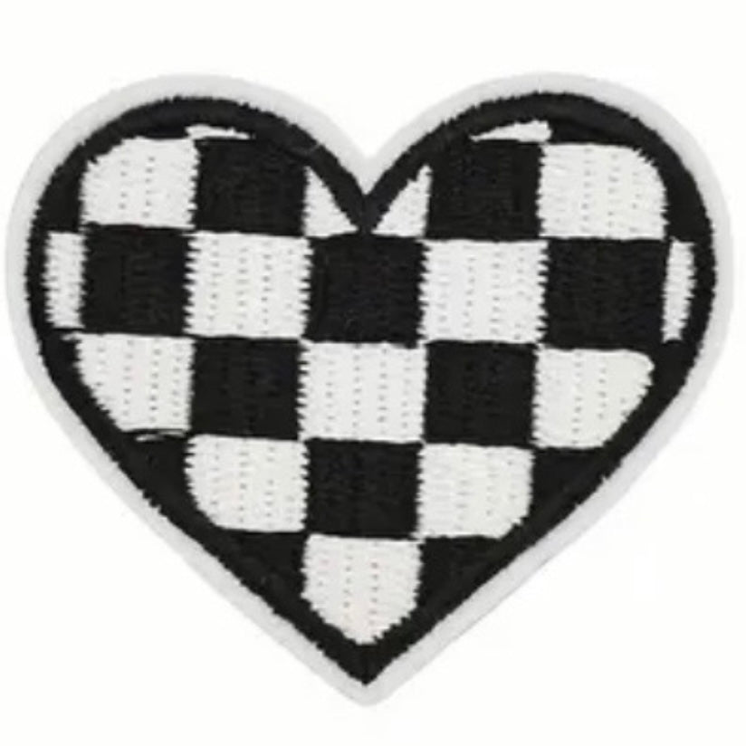 Step 2 - Checkered Heart Patch