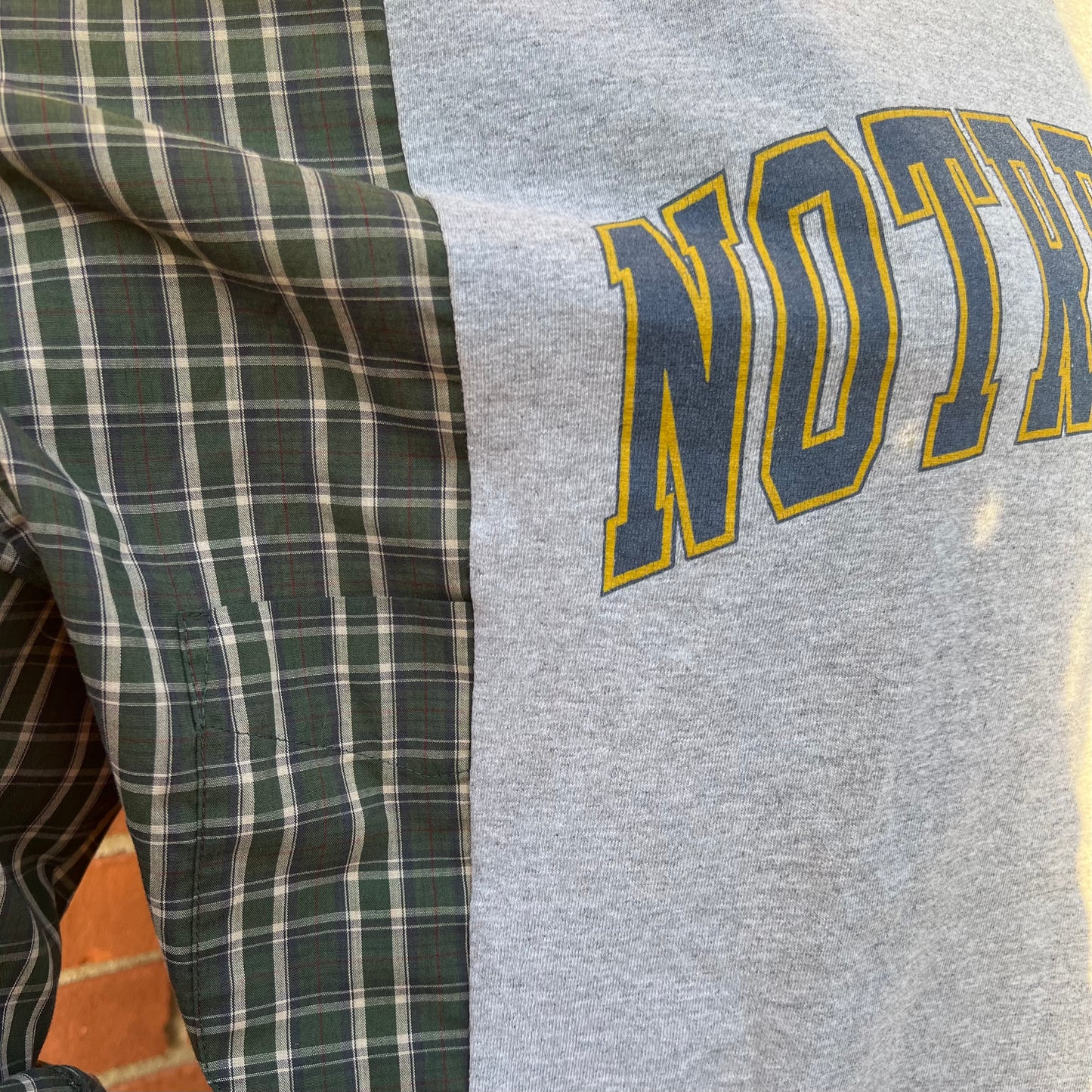 Reworked Notre Dame Long Sleeve