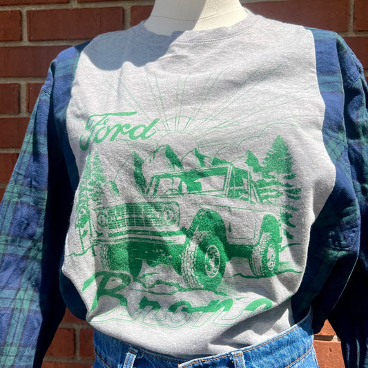 Reworked Ford Bronco Flannel Long Sleeve