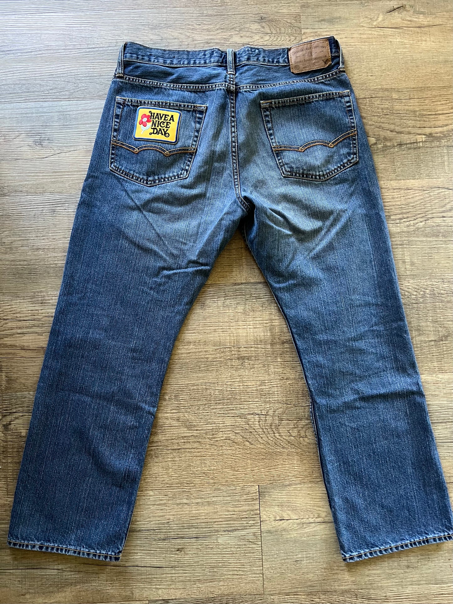 Upcycled Hippie Patch Jeans