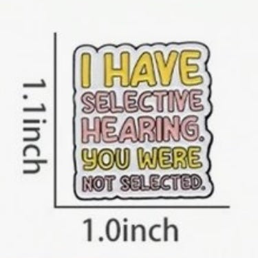 Step 2 - Selective Hearing Pin