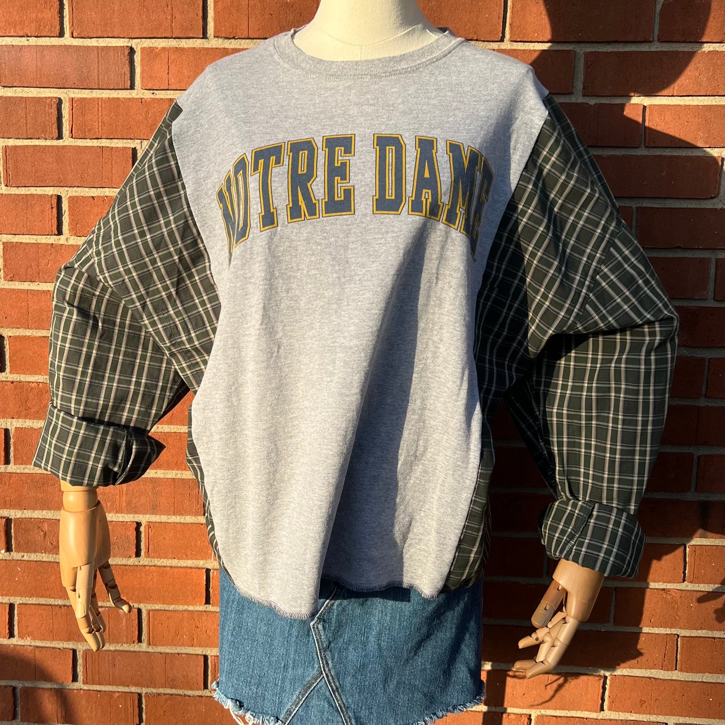 Reworked Notre Dame Long Sleeve