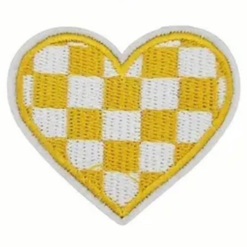 Step 2 - Checkered Heart Patch