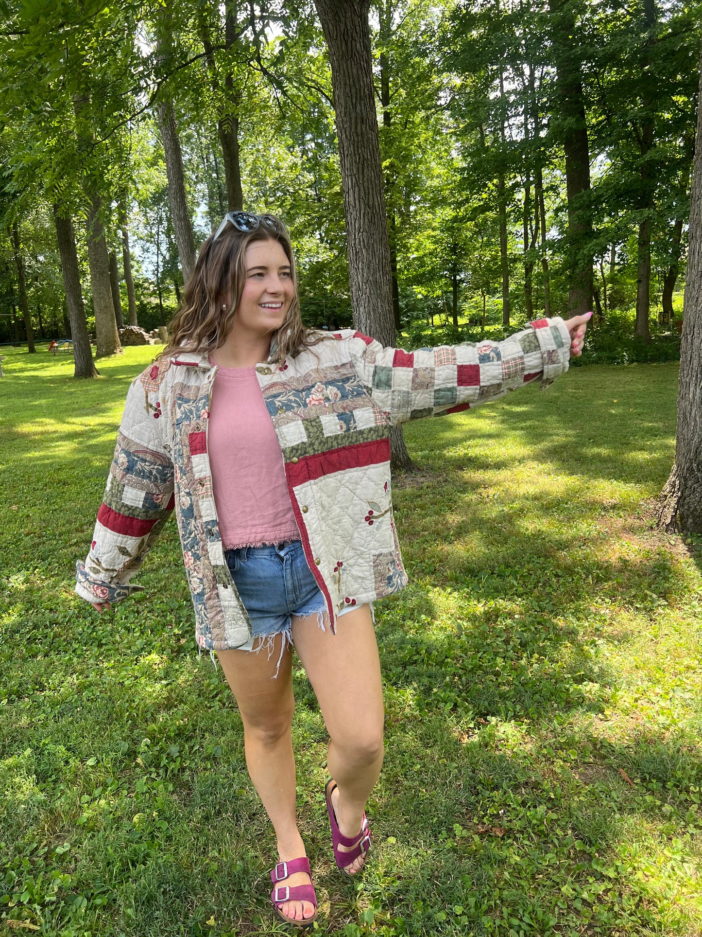 Upcycled Patchwork Blanket Jacket