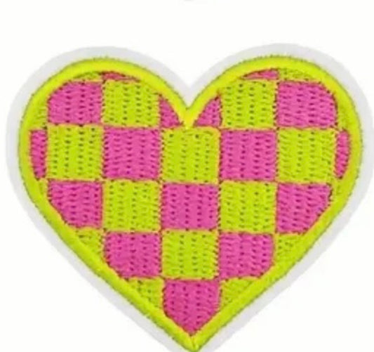 Step 2 - Checkered Heart Patch