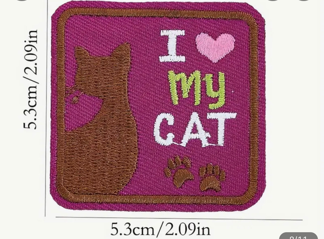 Step 2 - I Love My Cat Patch