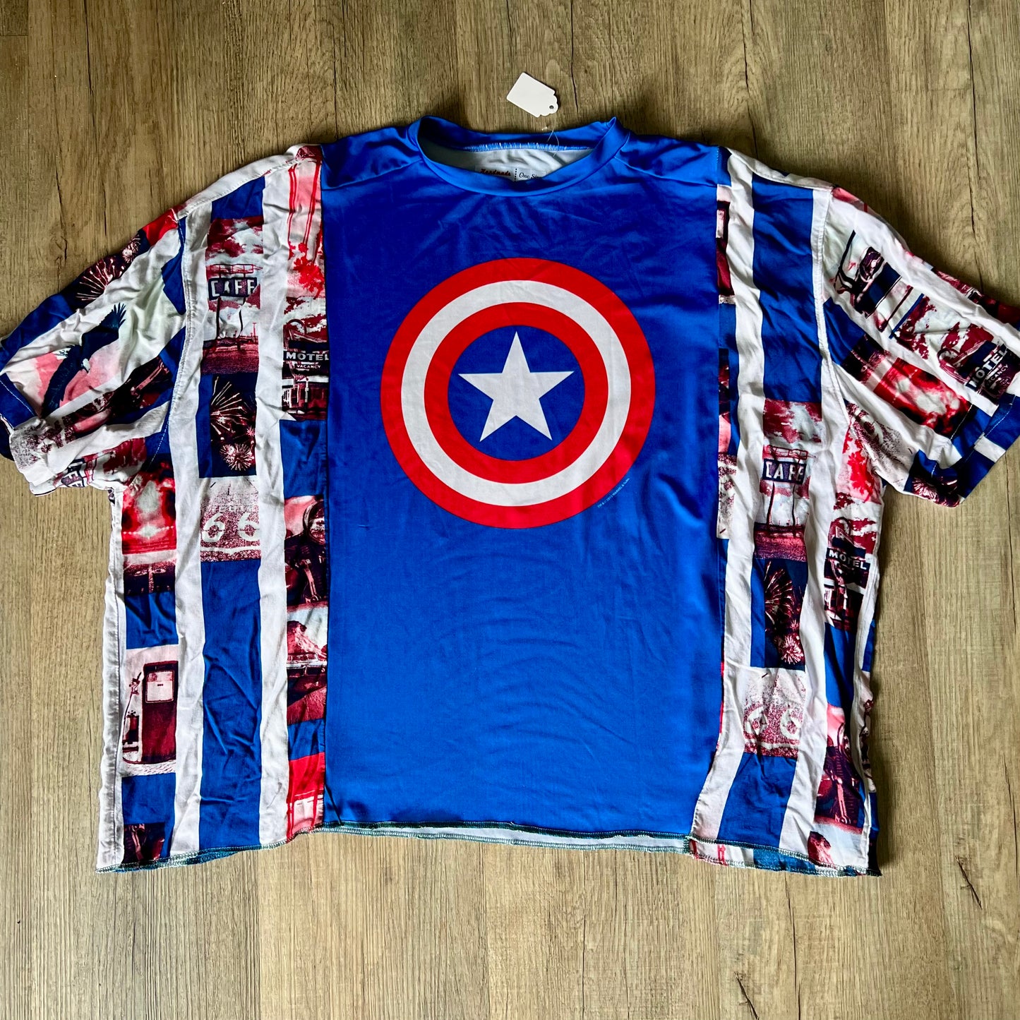 Reworked Captain America Short Sleeve