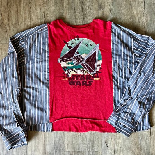 Reworked Star Wars Flannel Long Sleeve