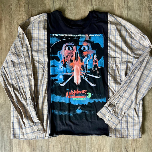 Reworked Nightmare on Elm Street Long Sleeve