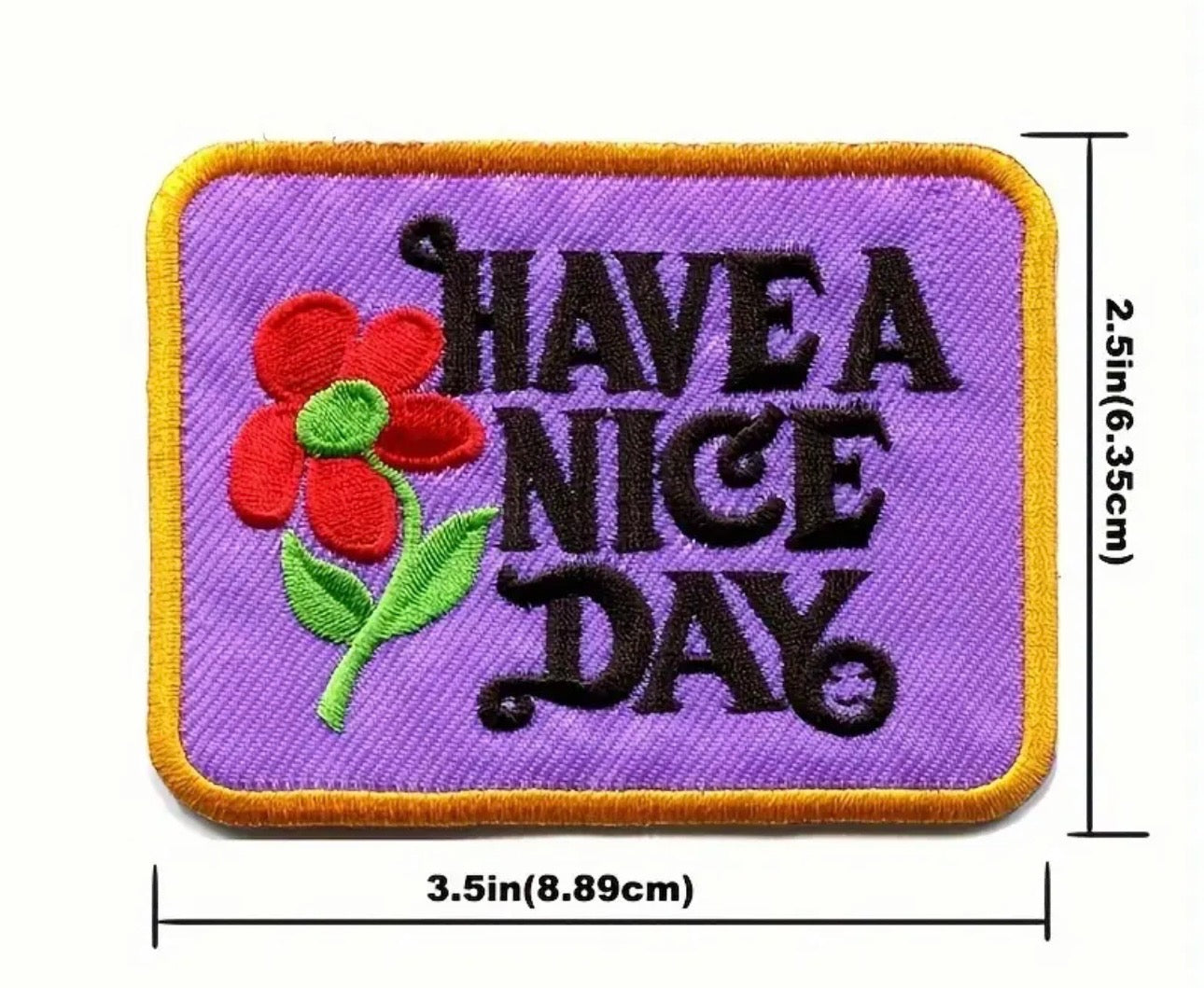 Step 2 - Have A Nice Day (Green) Patch