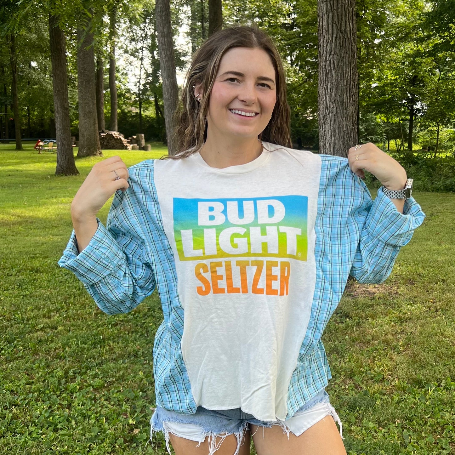 Reworked Bud Light Seltzer Long Sleeve