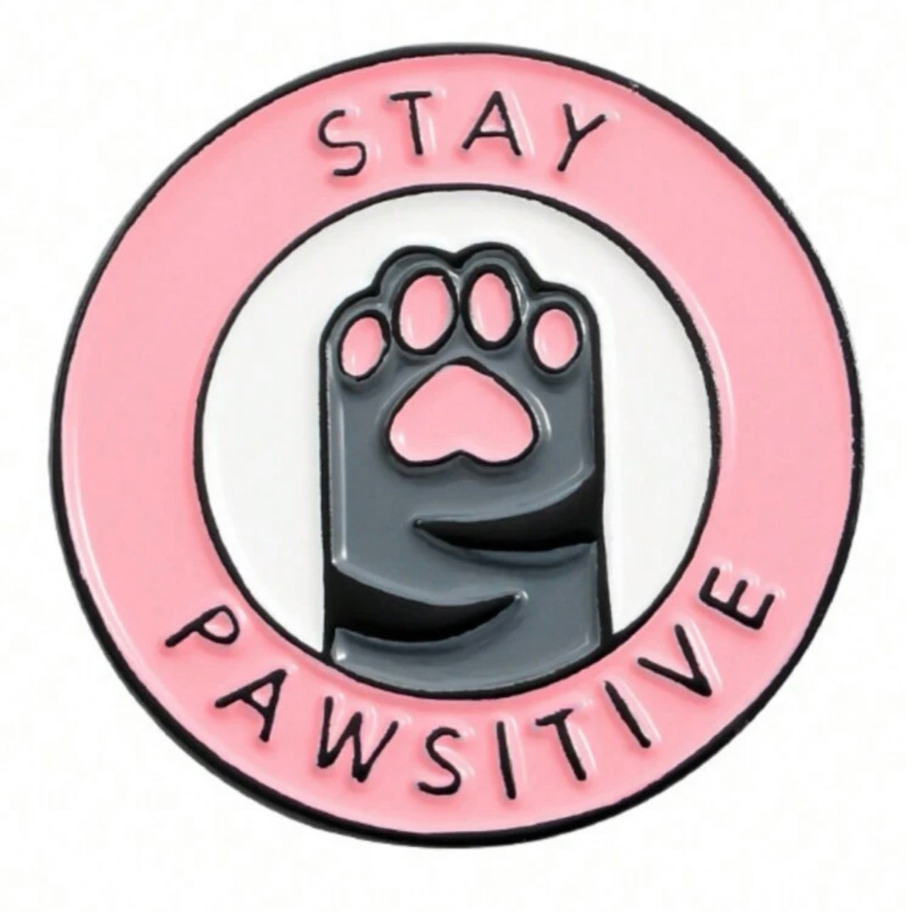 Step 2 - Stay Pawsitive Pin