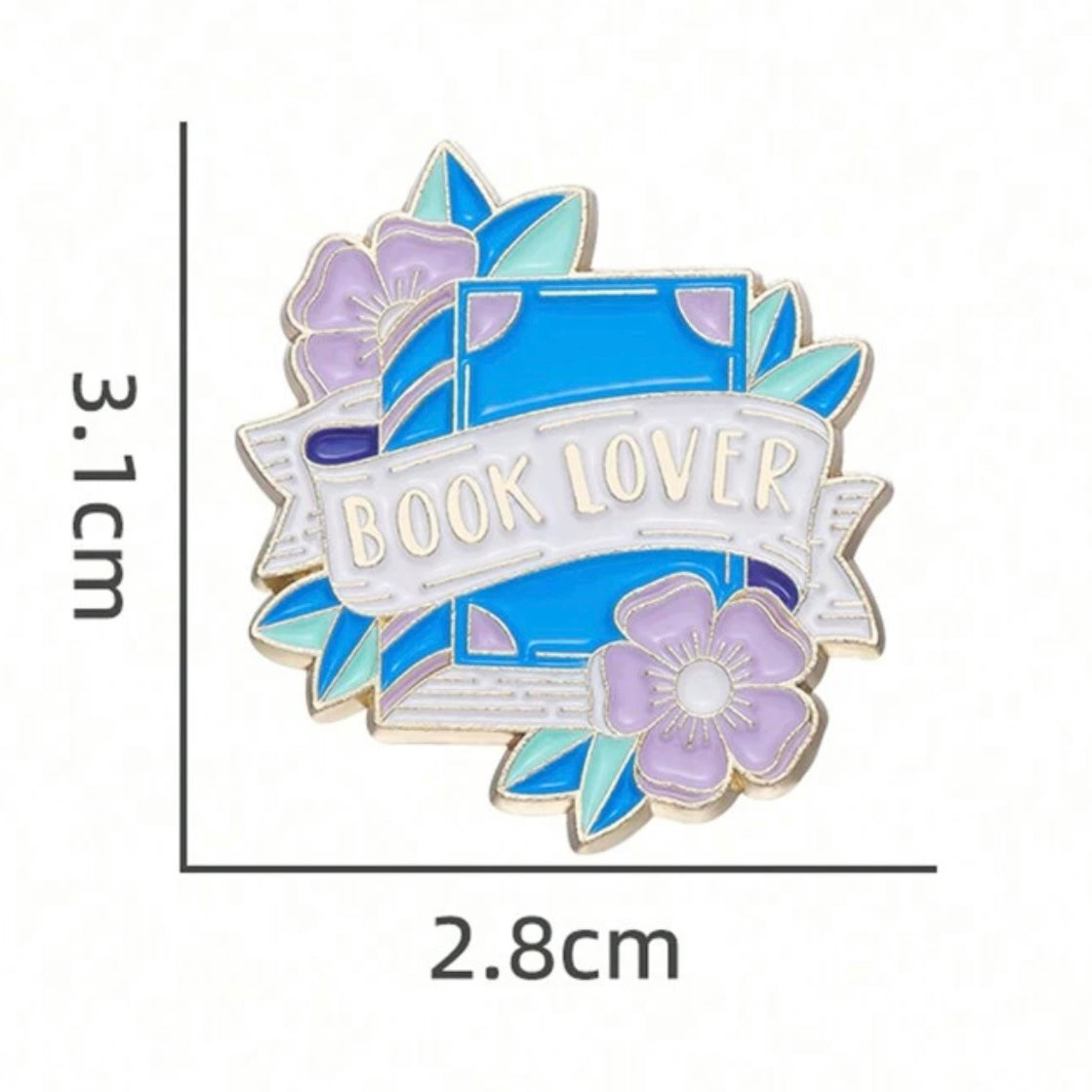 Step 2 - Book Lover Pin