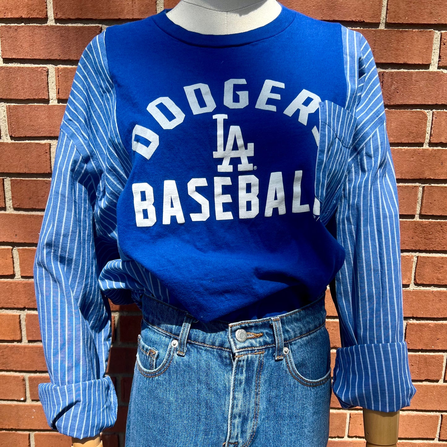 Reworked LA Dodgers Flannel Long Sleeve