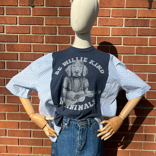 Reworked Willie Nelson Short Sleeve