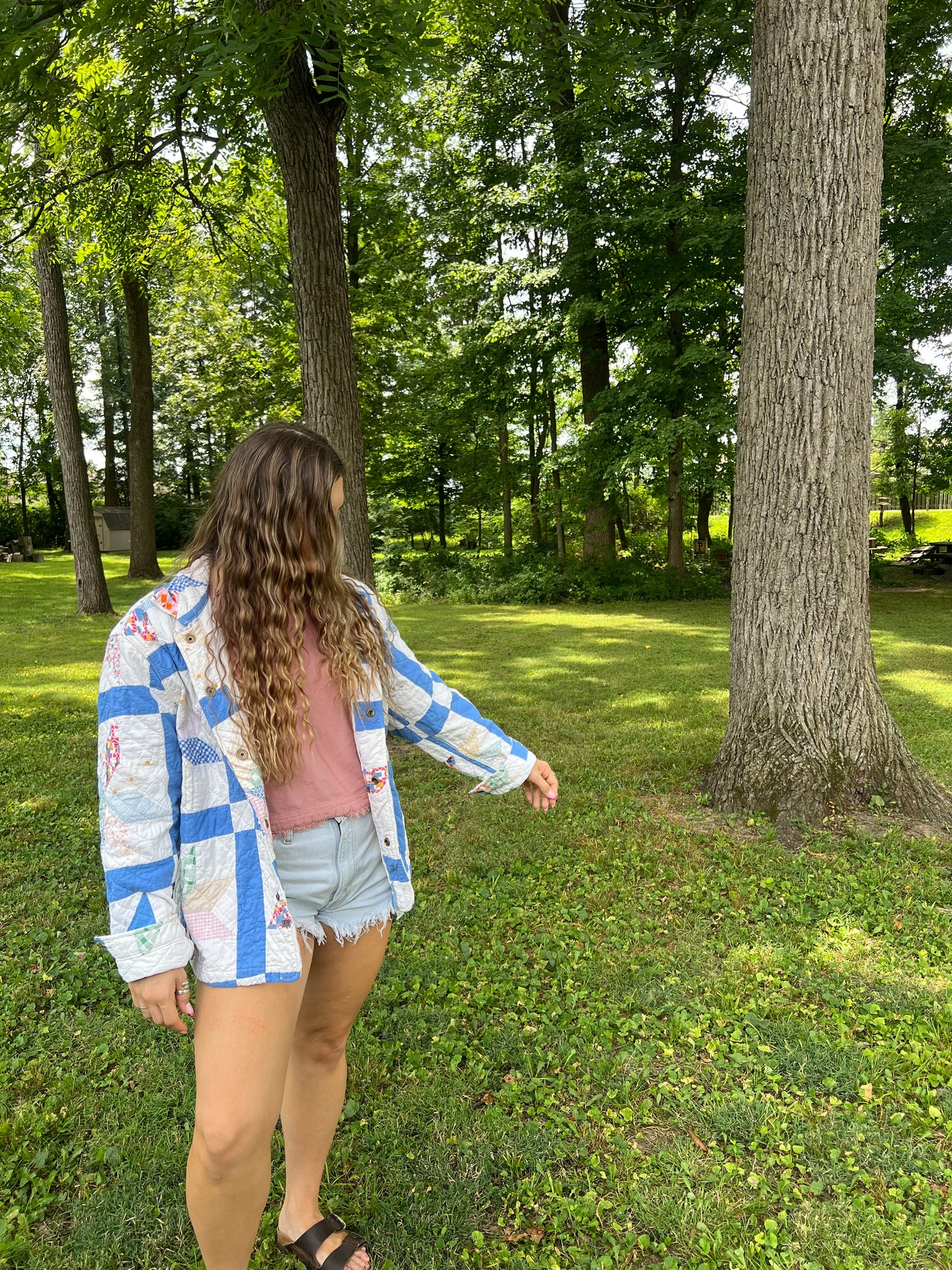 Upcycled Patchwork Blanket Jacket