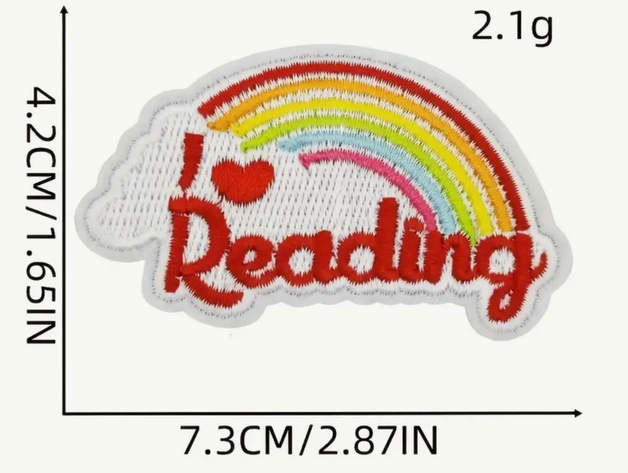 Step 2 - I Love Reading Patch