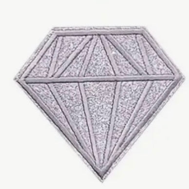 Step 2 - Glitter Diamond (Silver) Patch