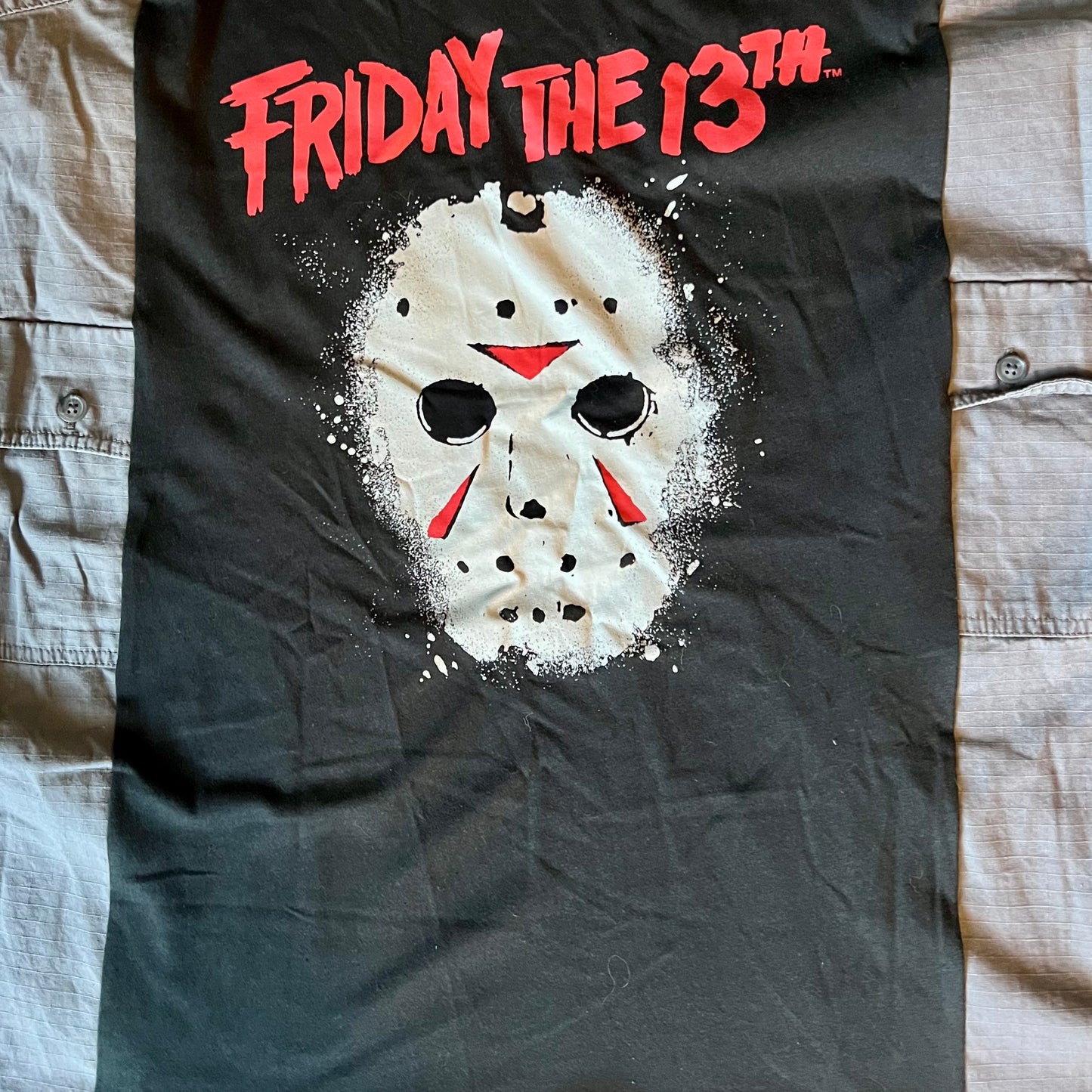 Reworked Friday the 13th Flannel Long Sleeve