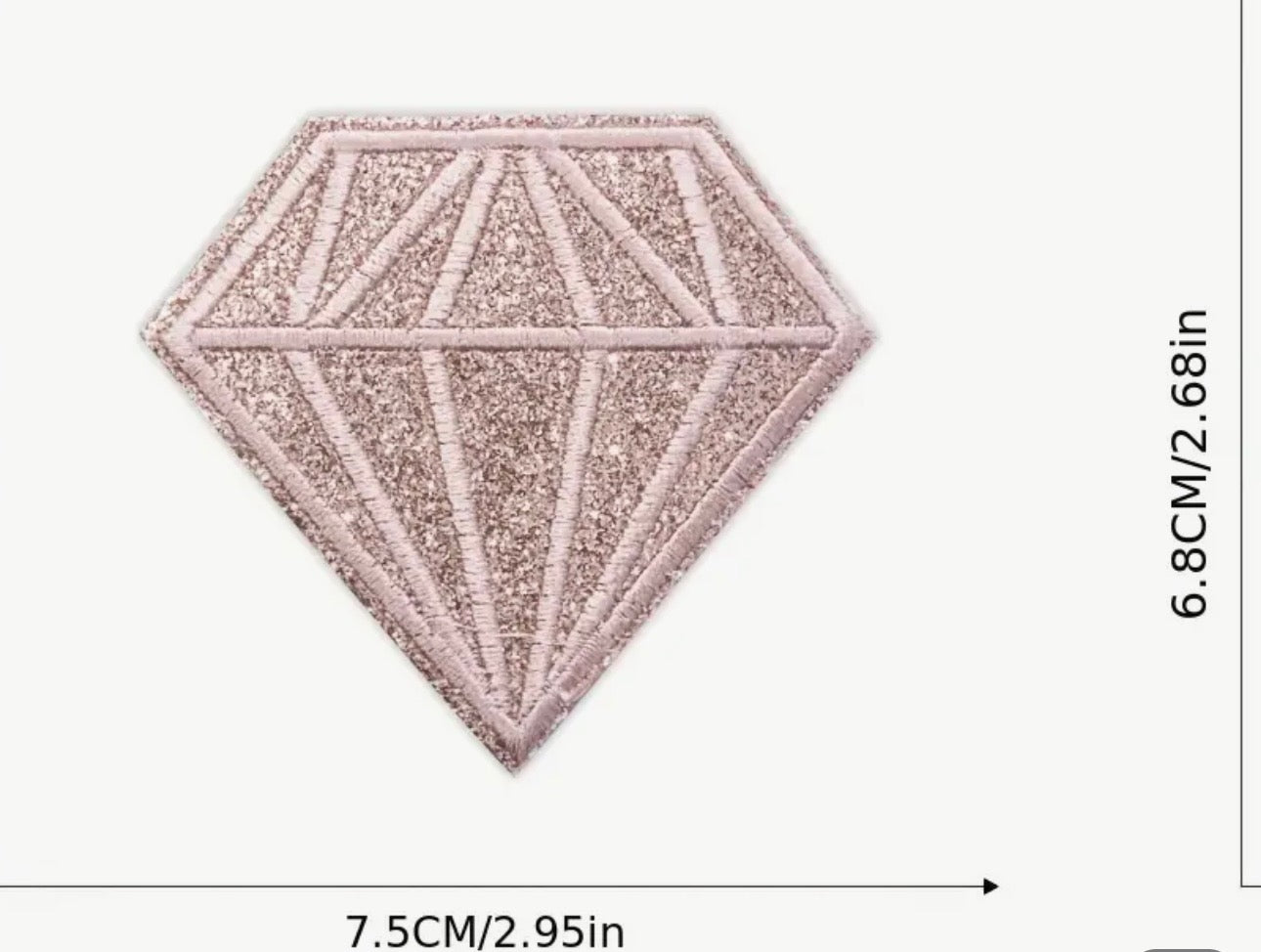 Step 2 - Glitter Diamond (Gold) Patch