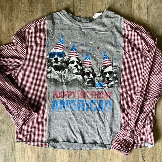 Reworked 4th of July Long Sleeve