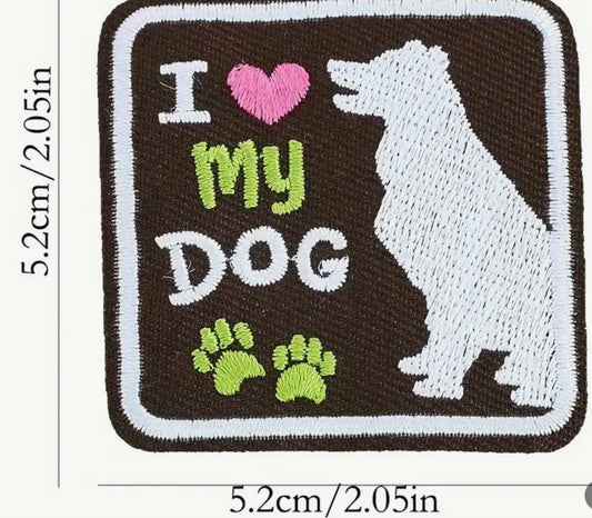 Step 2 - I Love My Dog Patch