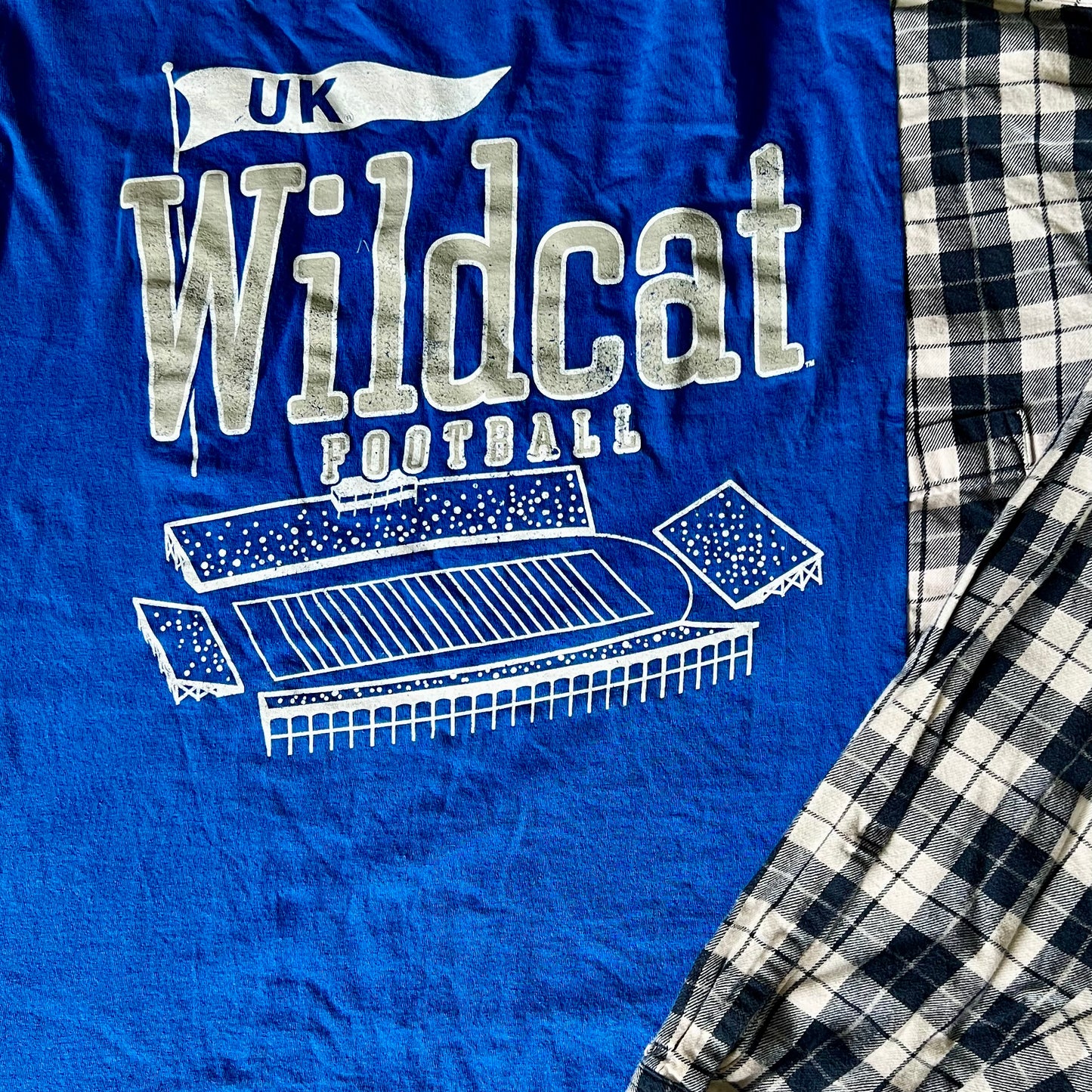 Reworked University of Kentucky Football Flannel Long Sleeve