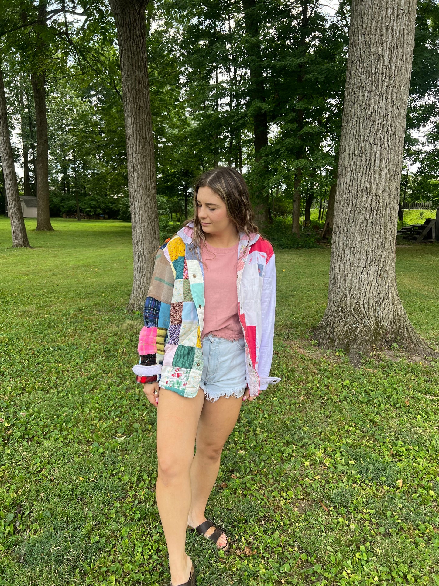 Upcycled Patchwork Blanket Jacket