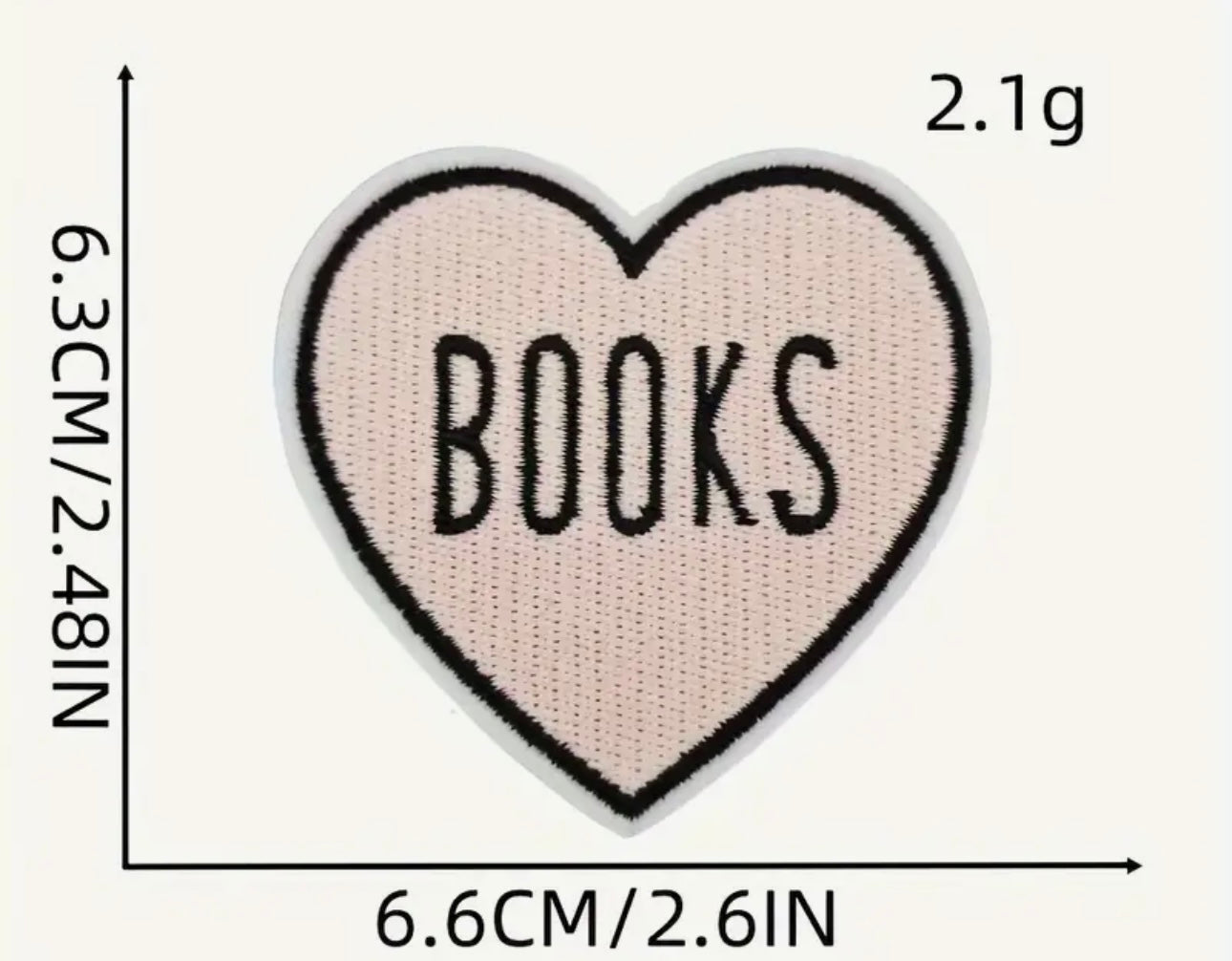 Step 2 - Love Books Patch