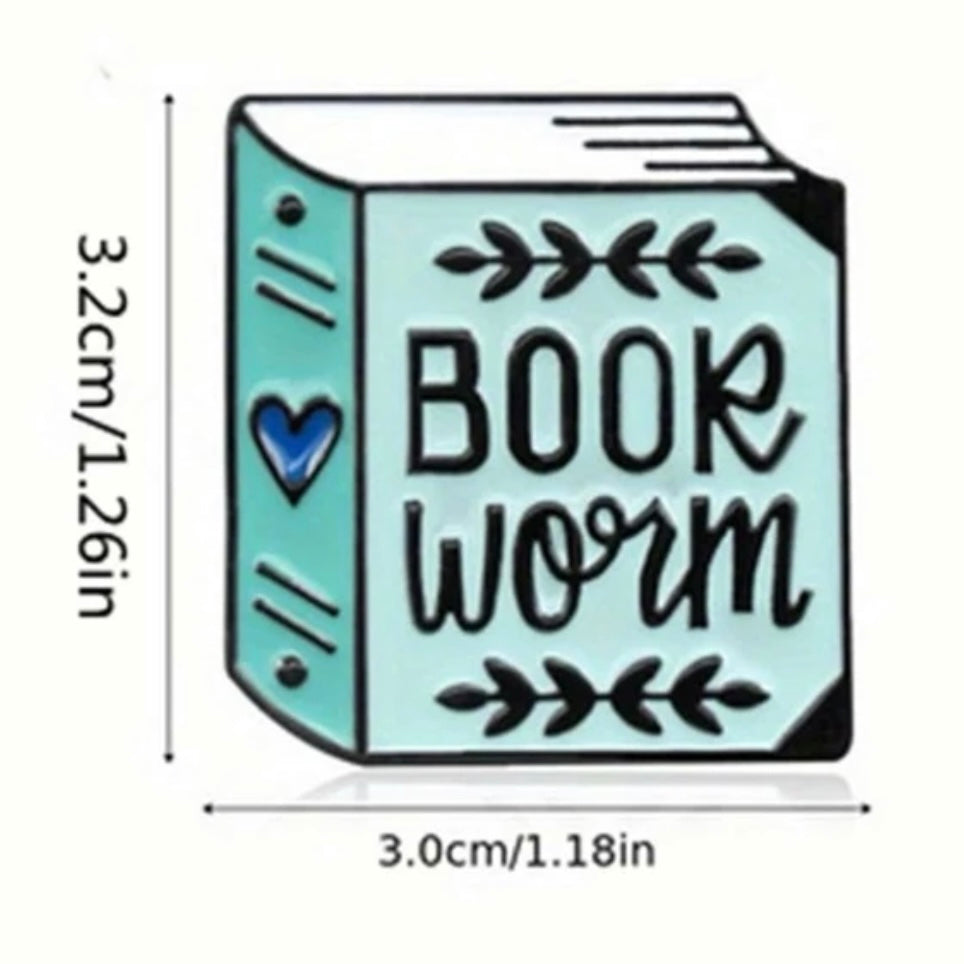 Step 2 - Book Worm Pin