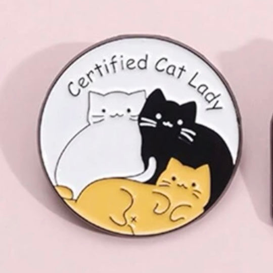 Step 2 - Cat Lady Pin