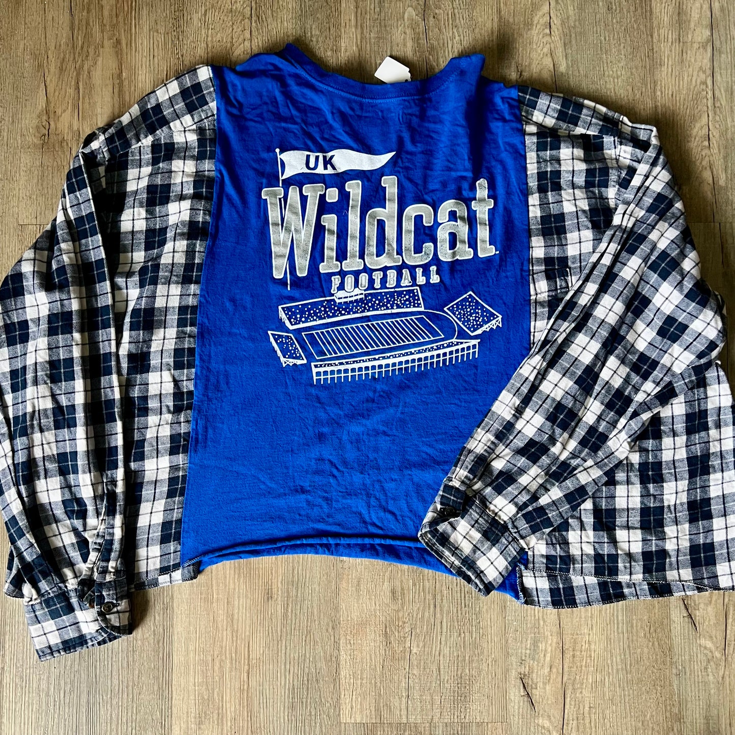 Reworked University of Kentucky Football Flannel Long Sleeve