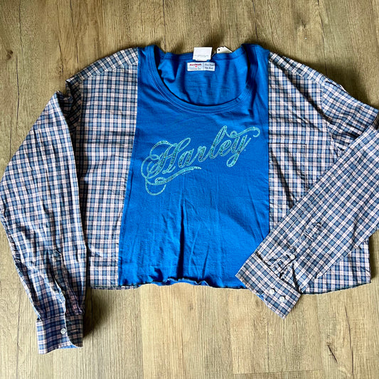 Reworked Harley Davidson Long Sleeve