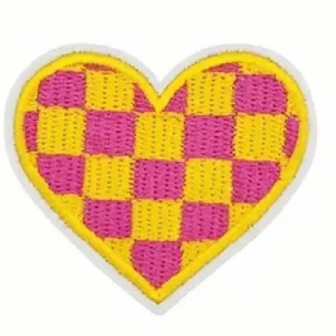 Step 2 - Checkered Heart Patch