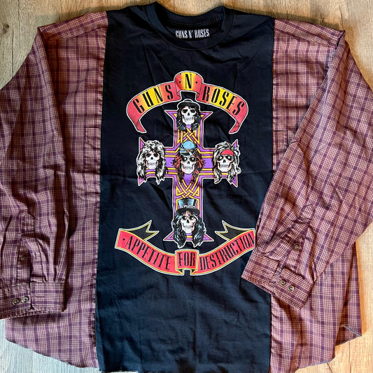 Reworked Guns & Roses Long Sleeve