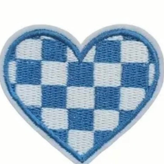 Step 2 - Checkered Heart Patch