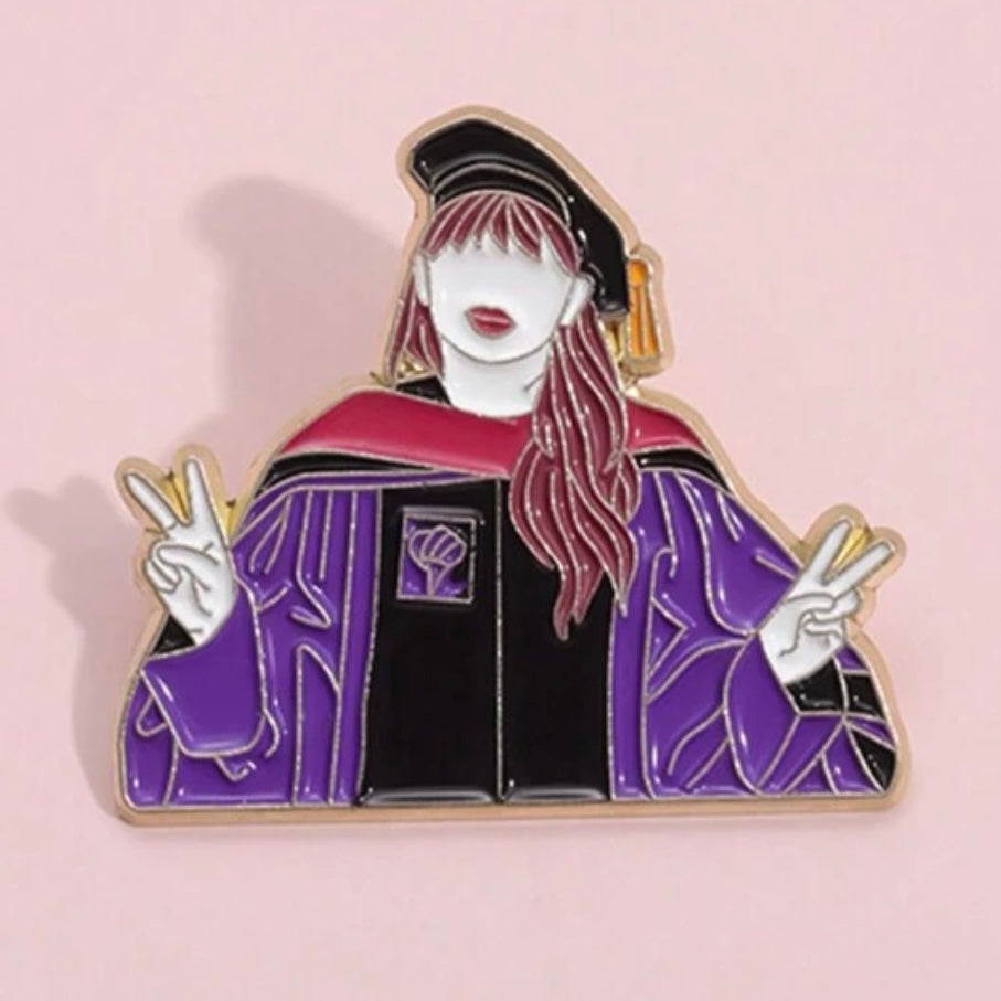 Step 2 - Taylor Swift Graduate Pin